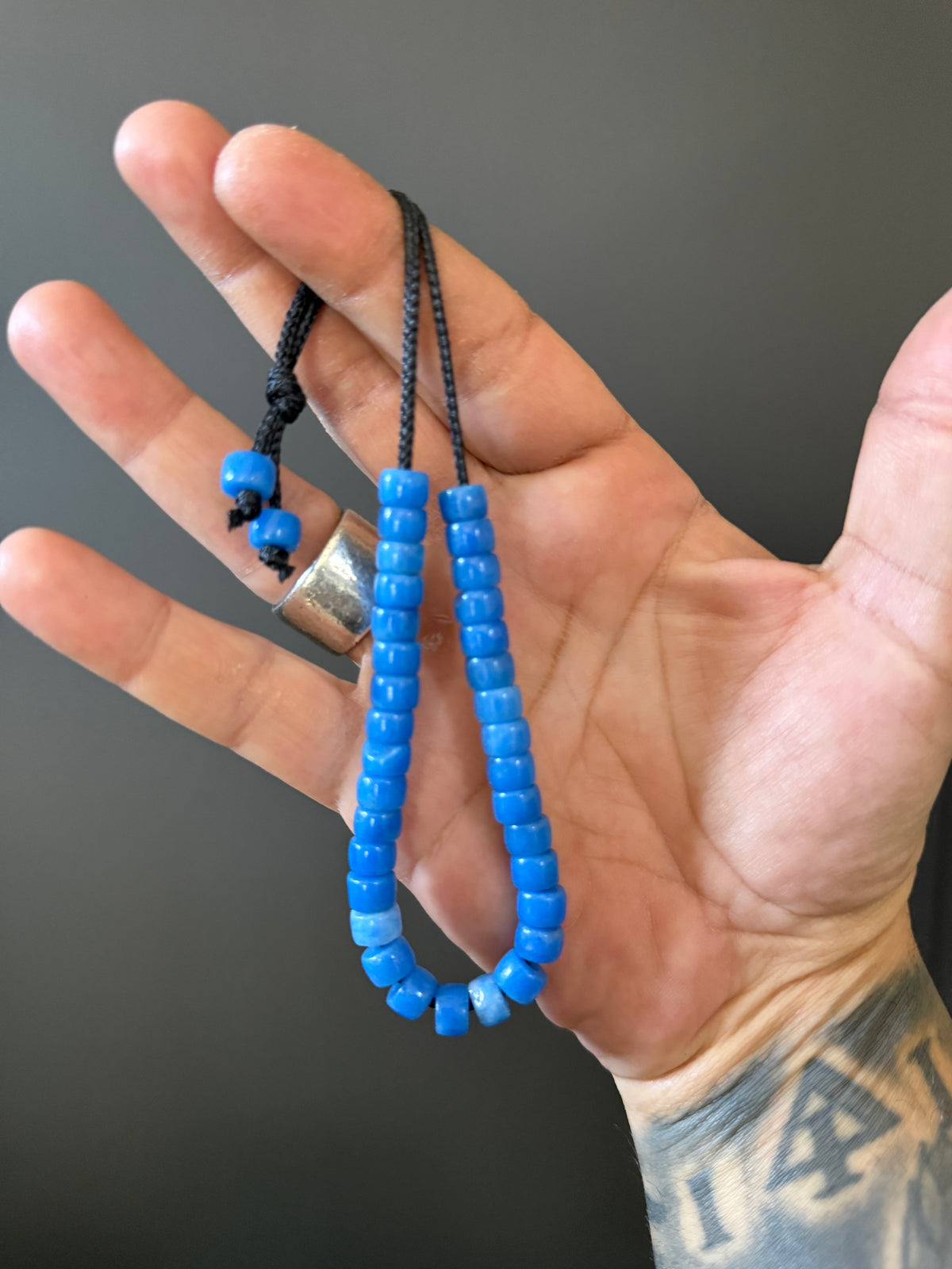 Nephrite 33 Bead w/ Kevlar Komboloi / Worry Beads