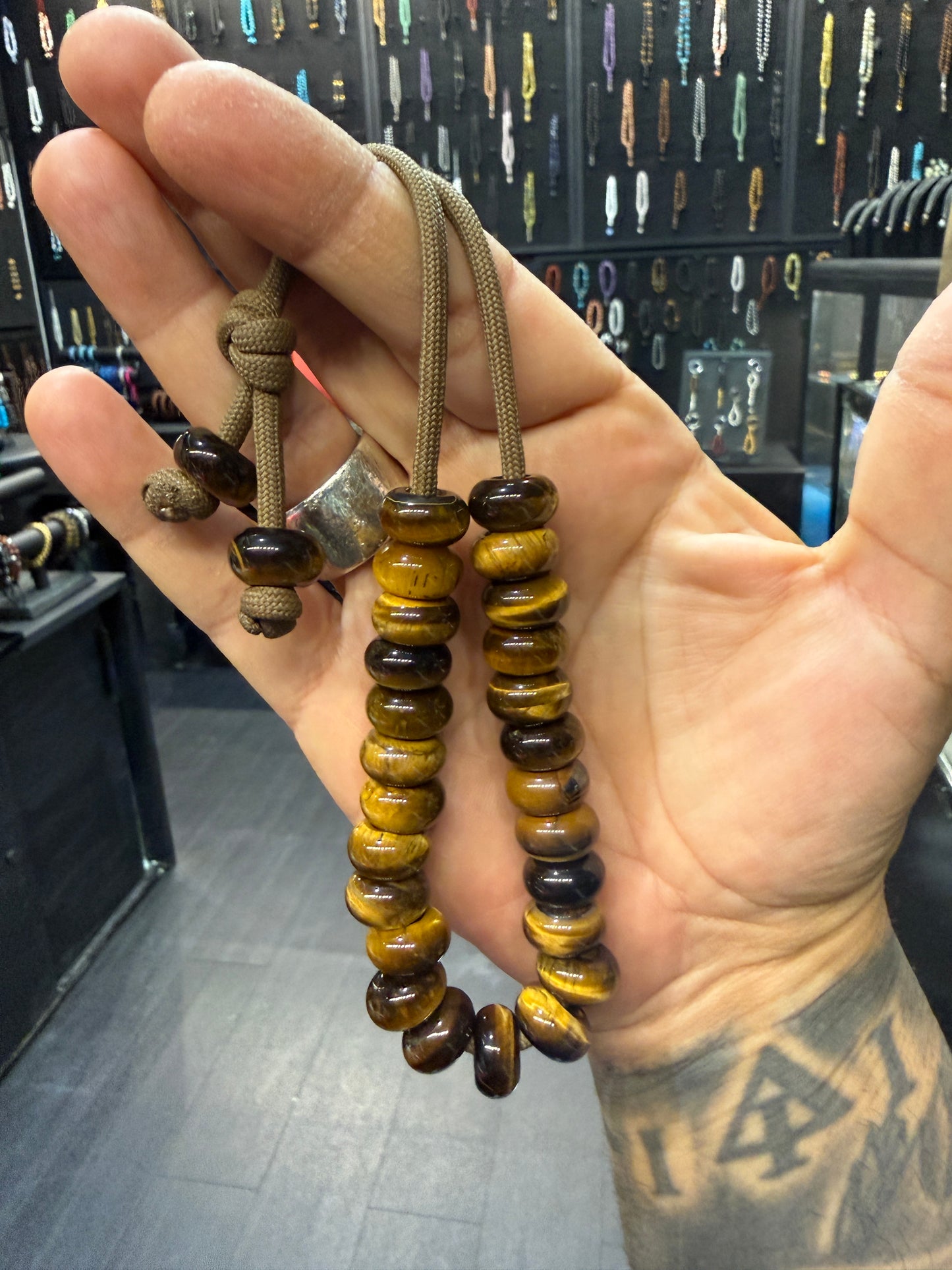 Yellow Tiger’s Eye Fatboy Komboloi