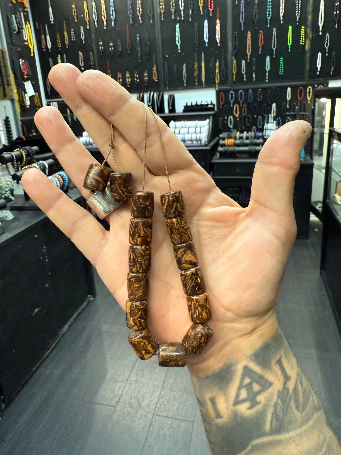 Natural Cinnamon Komboloi / Worry Beads