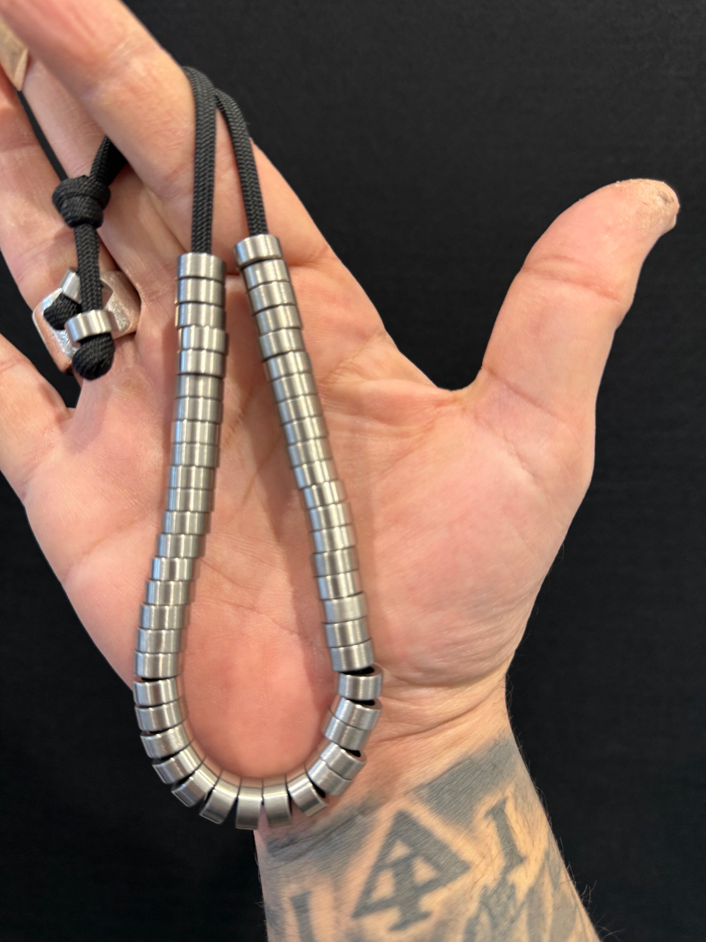 Cretan 51 Bead Komboloi / Worry Beads - Stainless Steel