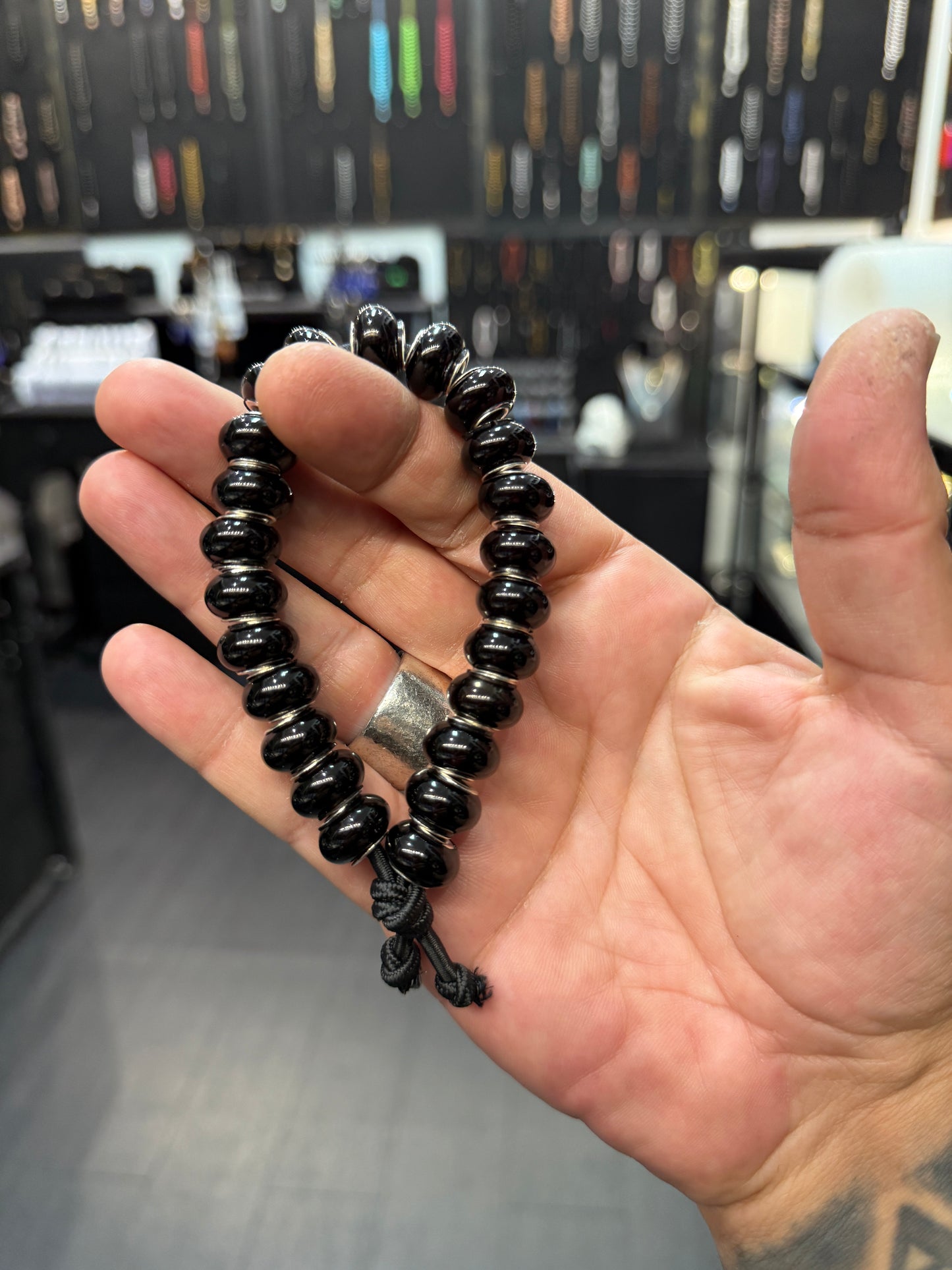 Brass Core Resin Shock Series Wearable Worry Bracelet