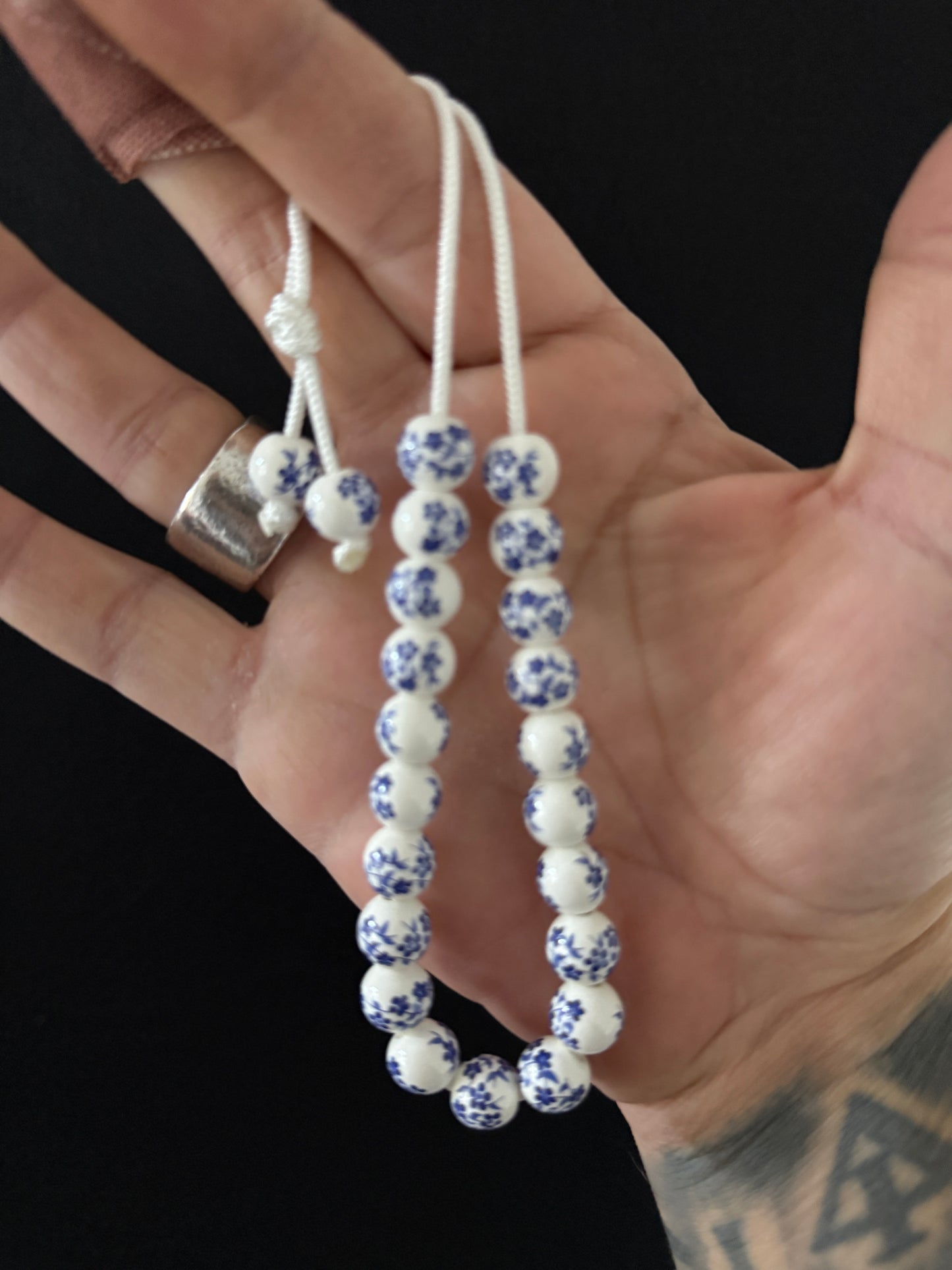Porcelain Komboloi / Worry Beads