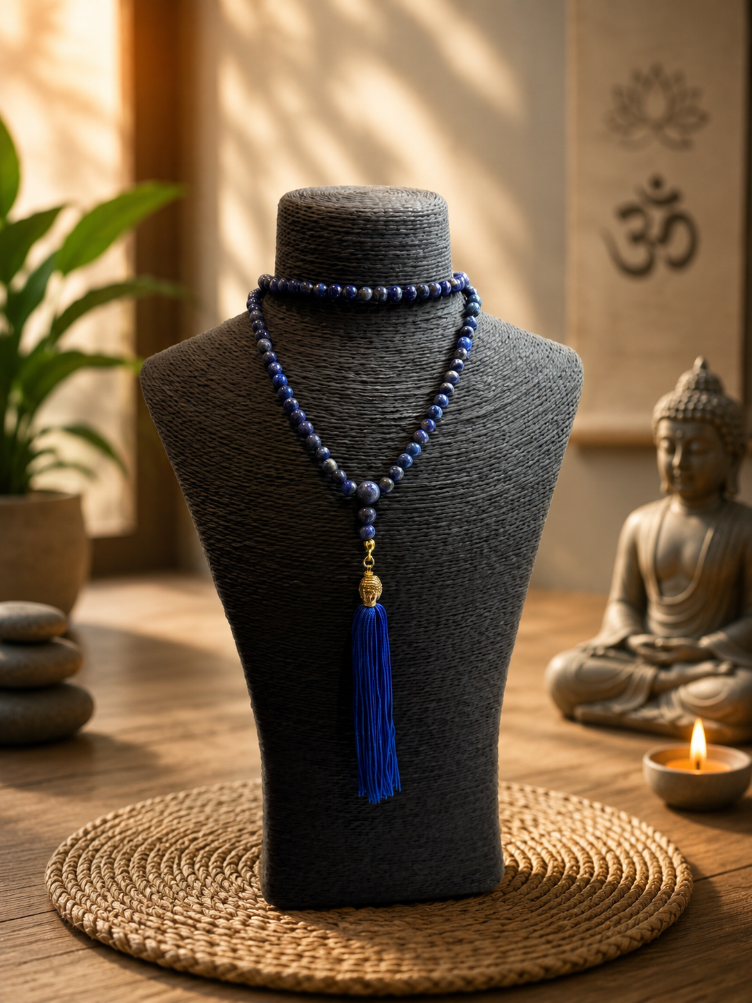 108 Bead Lapis Lazuli Mala