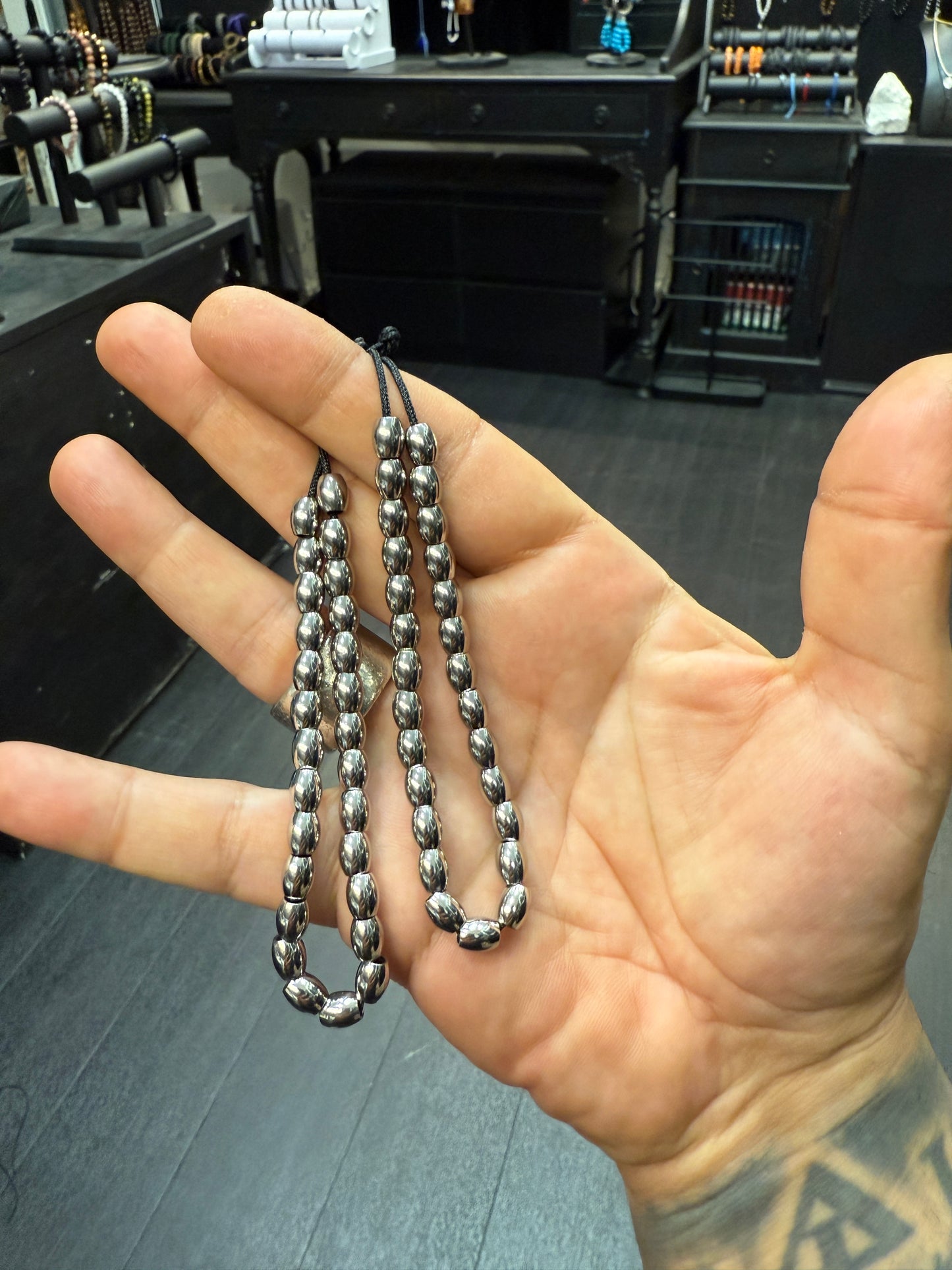 Stainless Steel Komboloi / Worry Bead Bracelet - MK3 V2