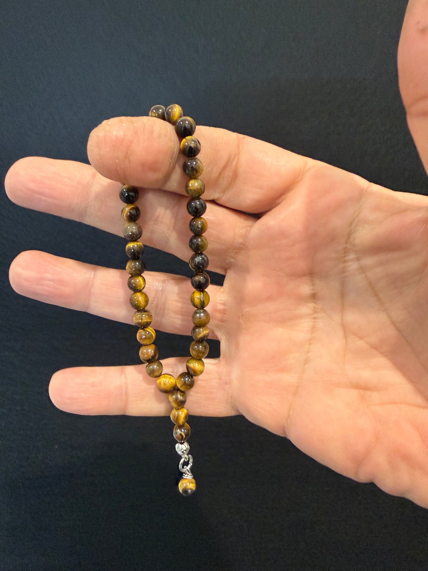 Mini Worry Beads - Tigers Eye