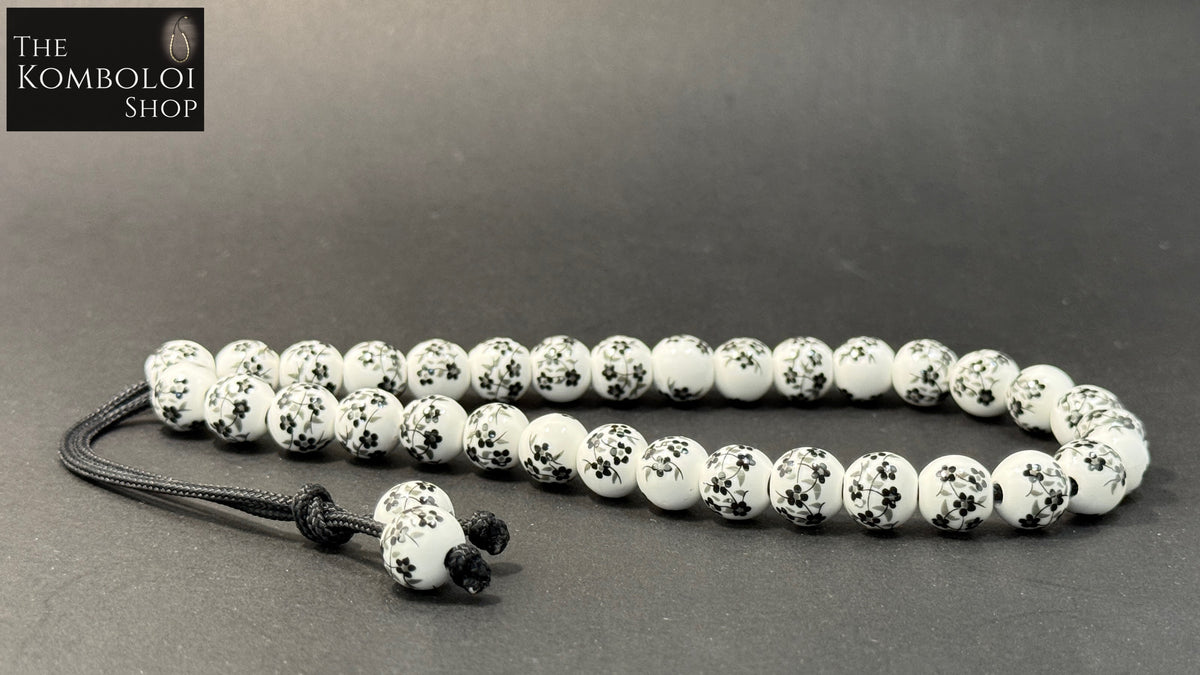 Porcelain 33 Bead Komboloi / Worry Beads
