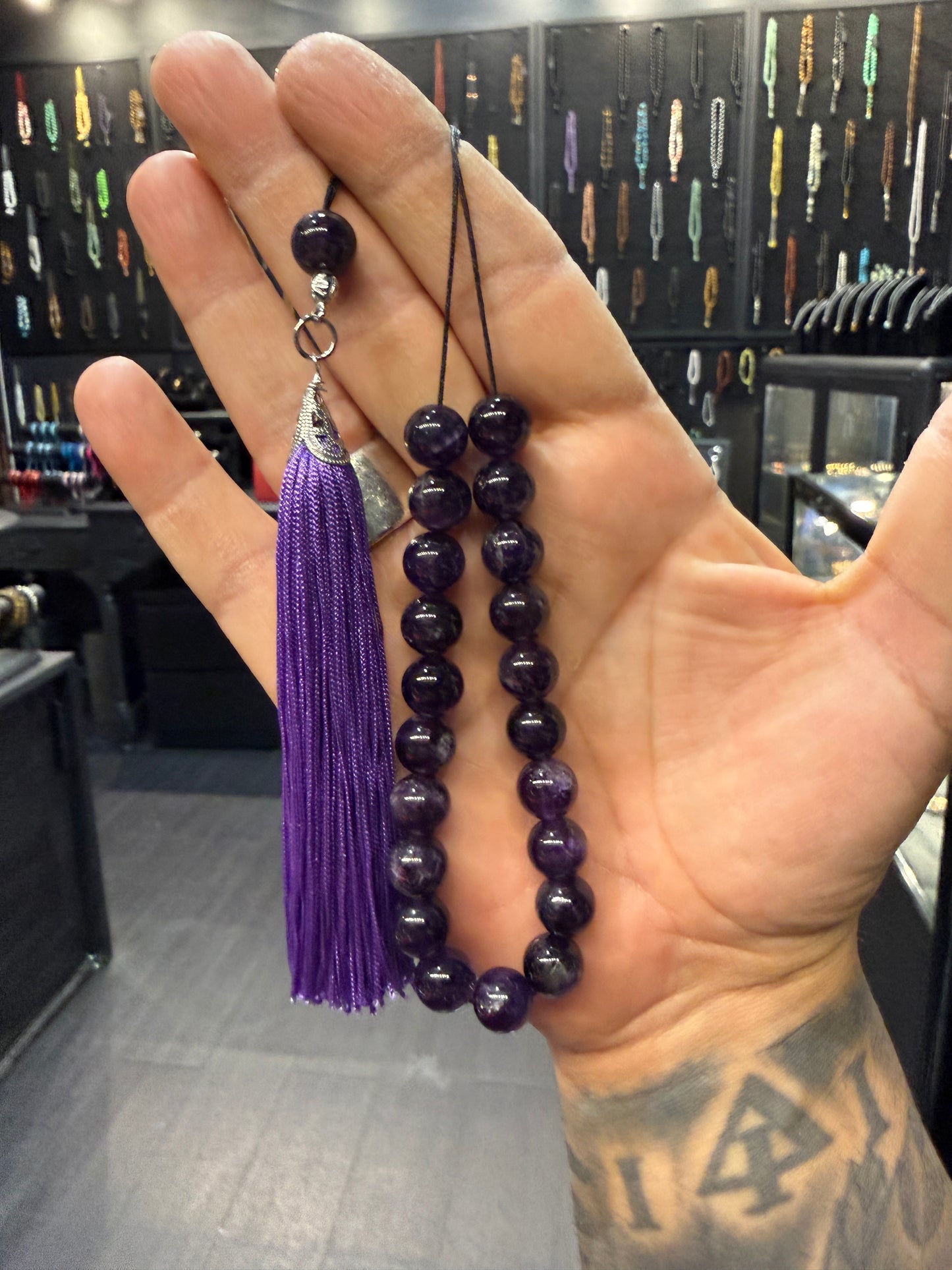 Amethyst OG Series Komboloi Worry Beads