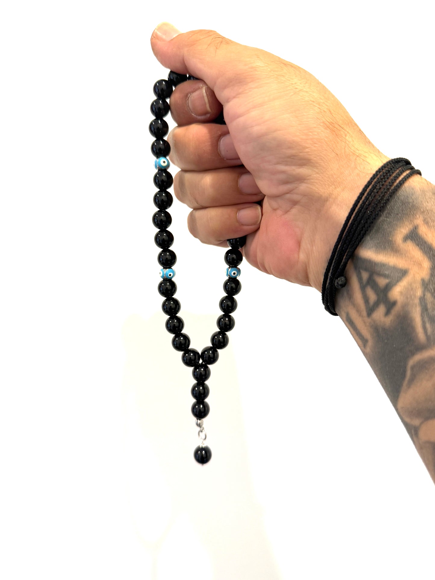 Onyx & Evil Eye 33 Bead Worry Beads