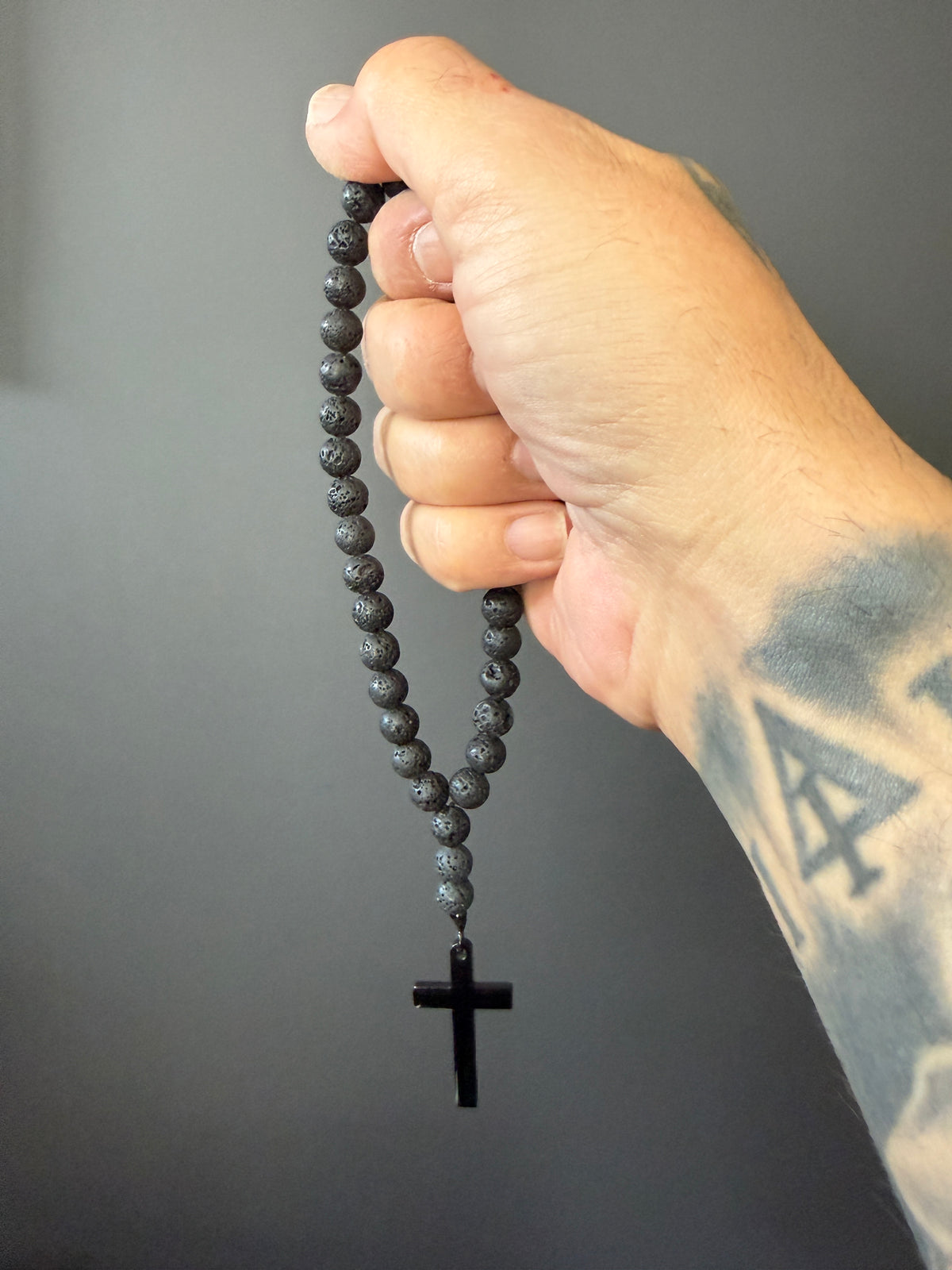 33 Bead Orthodox / Christian Car Prayer Beads - Volcanic Lava