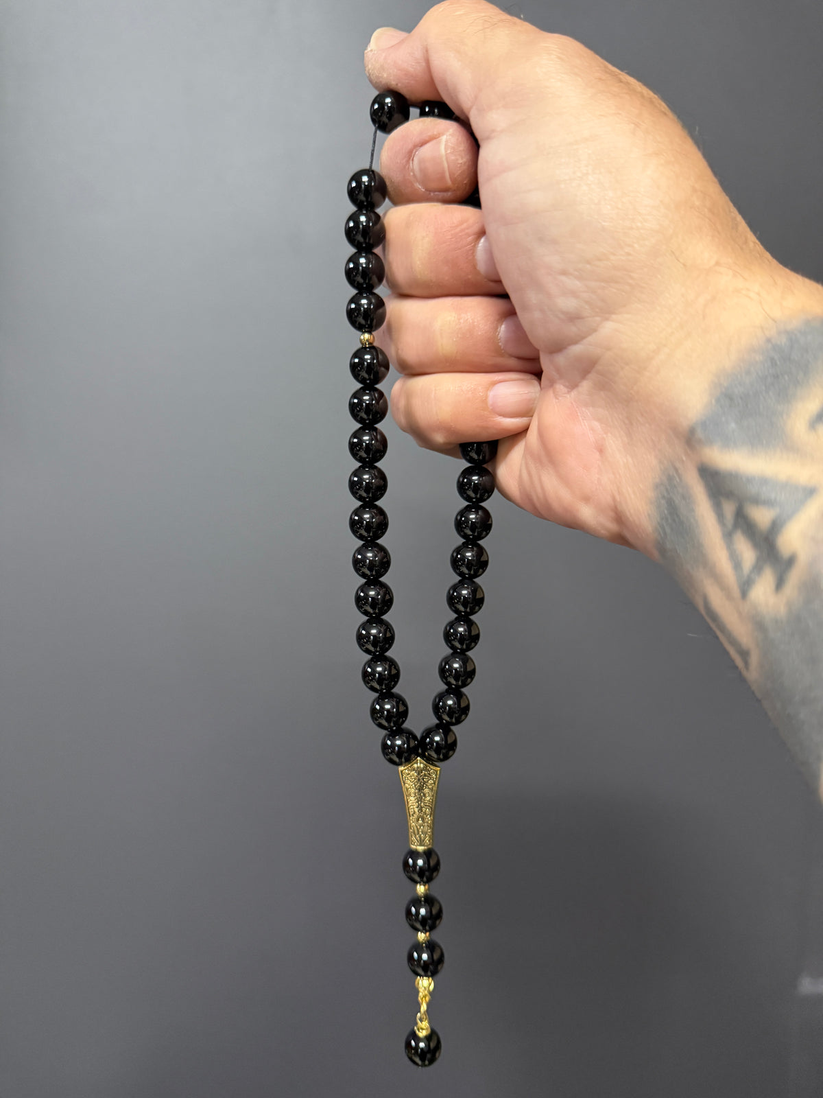 Ottoman Collection - 33 Bead Masbaha / Tasbih - Onyx