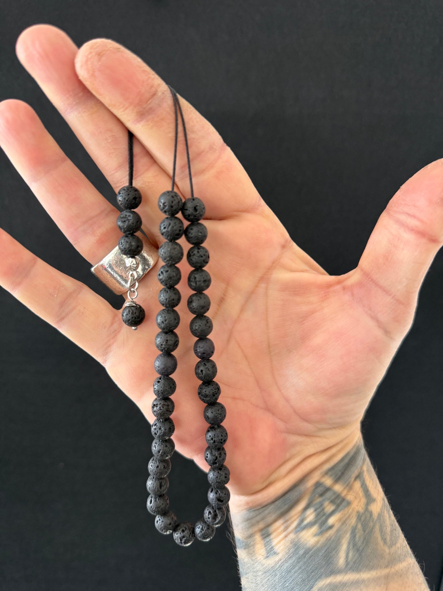 Volcanic Lava 33 Bead Komboloi / Worry Beads