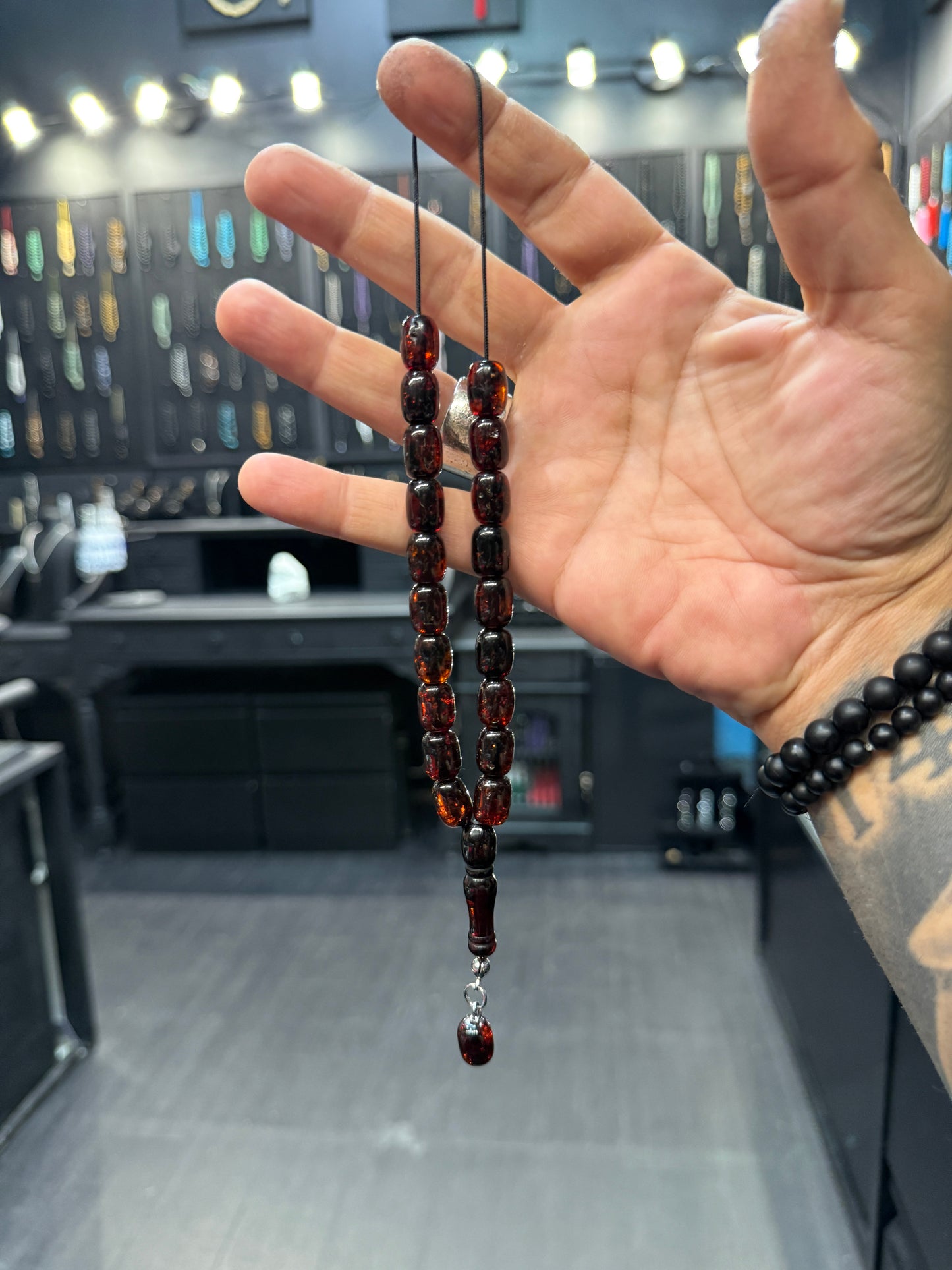 Baltic Amber 19 Bead Komboloi / Worry Beads