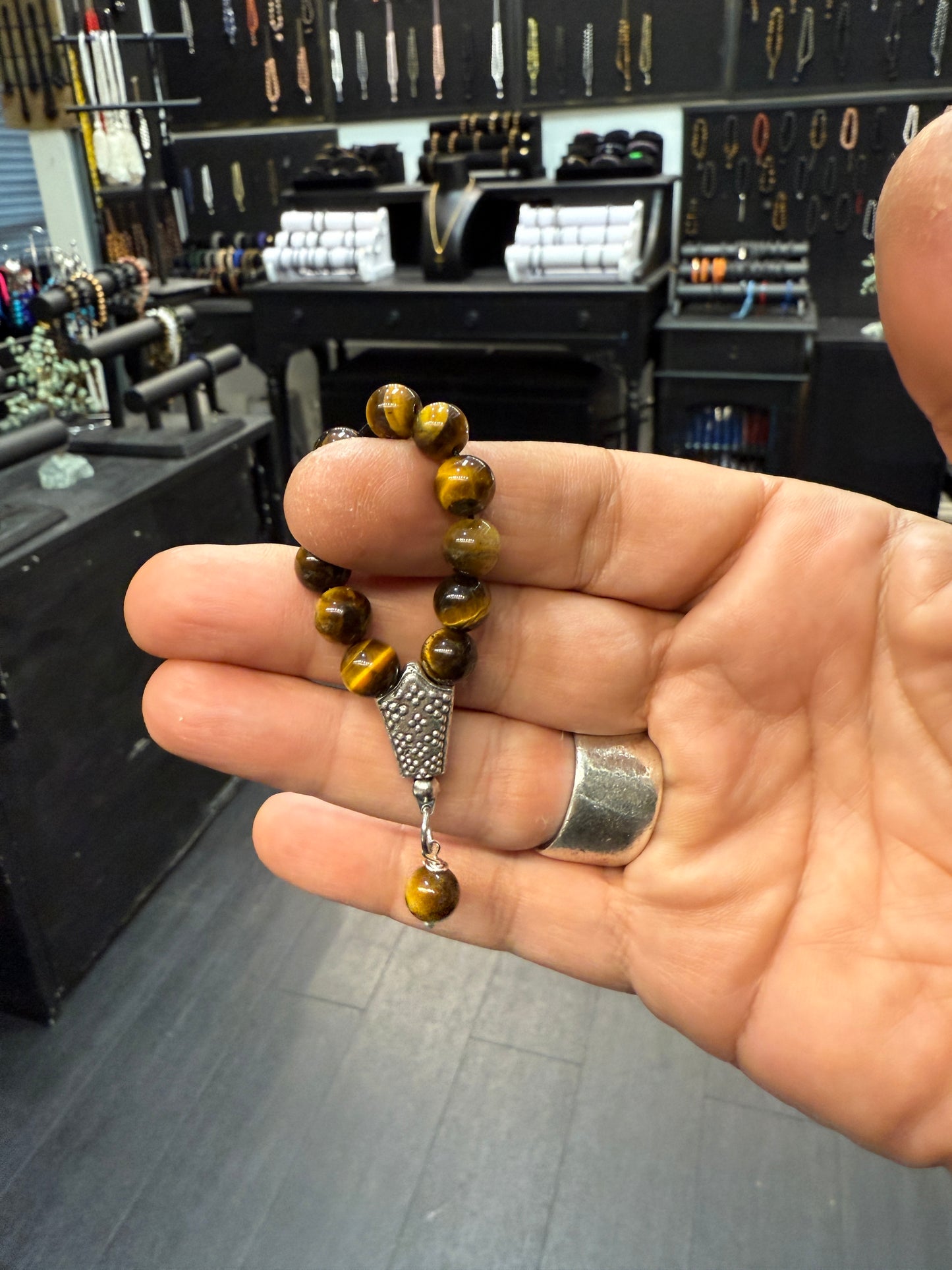 Tigers Eye Mini Ottoman Tasbih / Misbaha