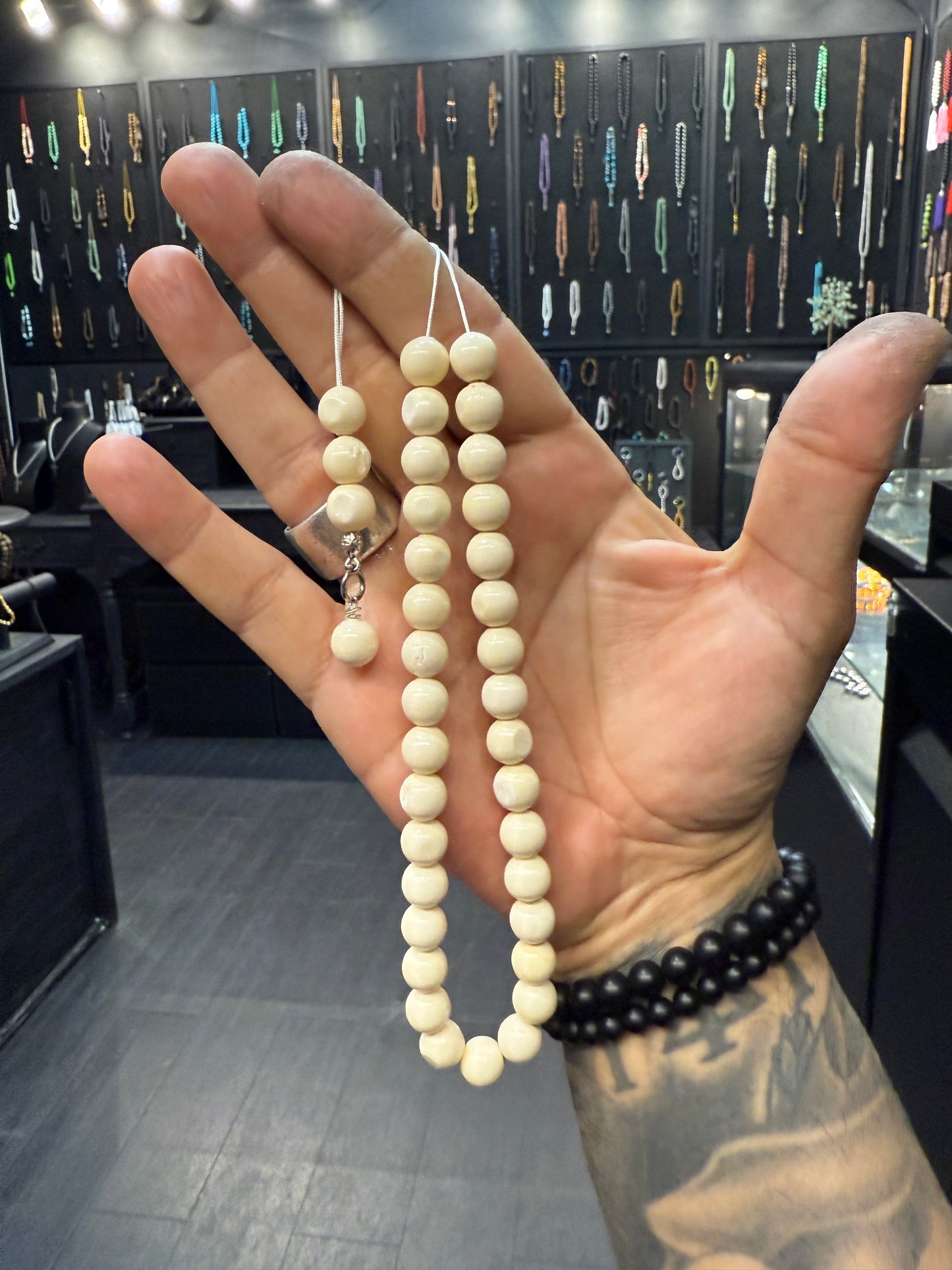 Camel Bone 33 Bead Komboloi / Worry Beads