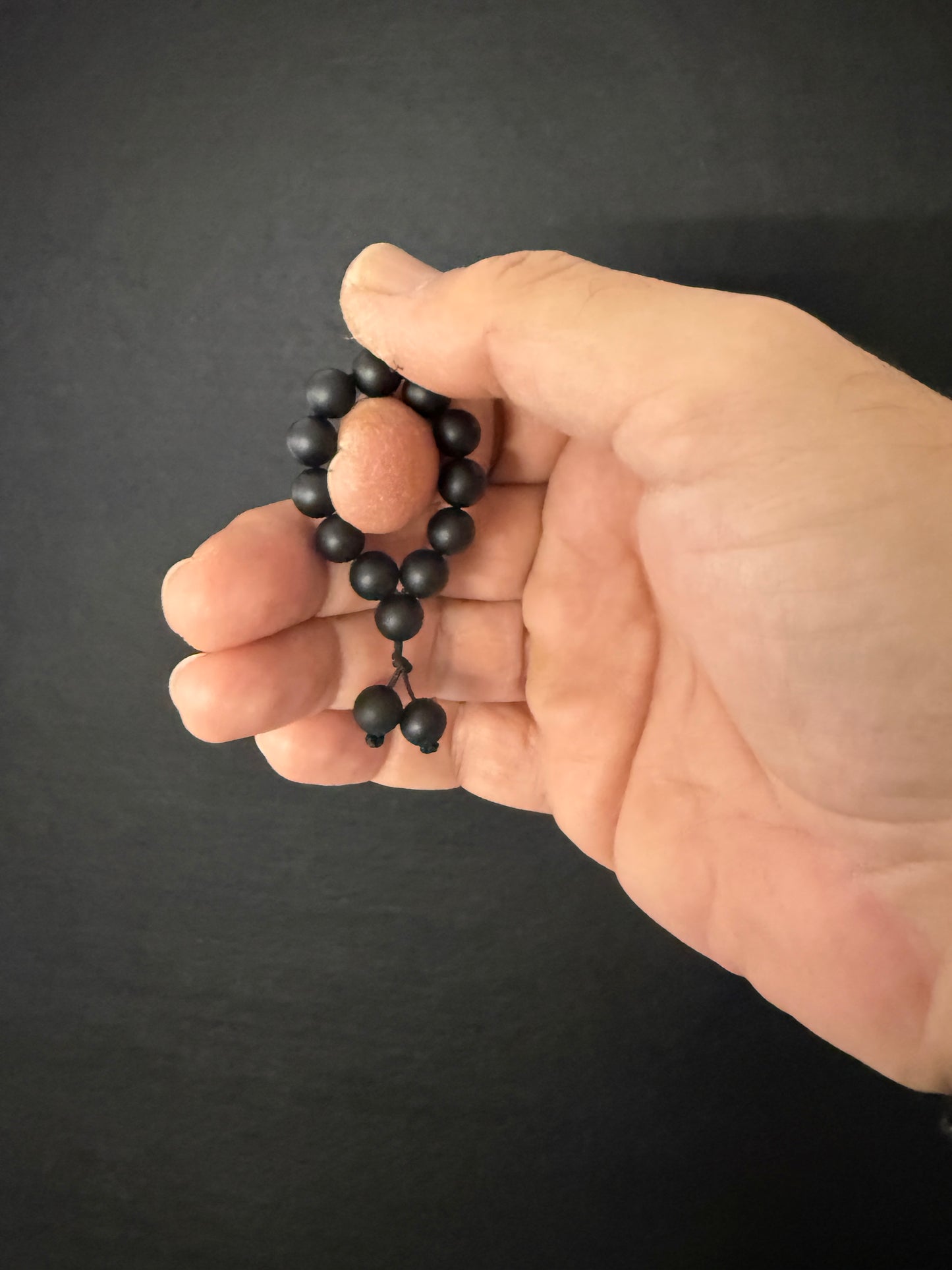 Matte Onyx Mini Ottoman (Worry Beads / Tasbih / Misbaha)