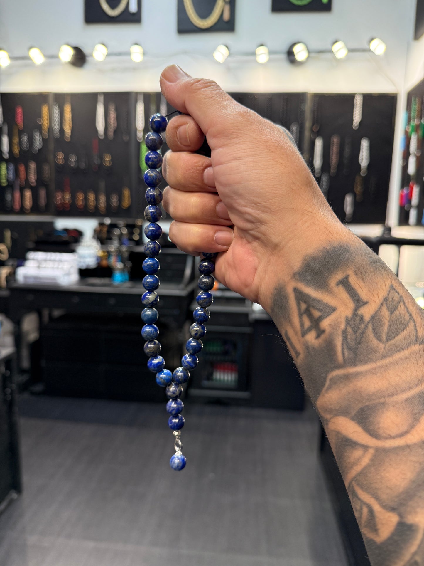 Lapis Lazuli 33 Bead Worry Beads