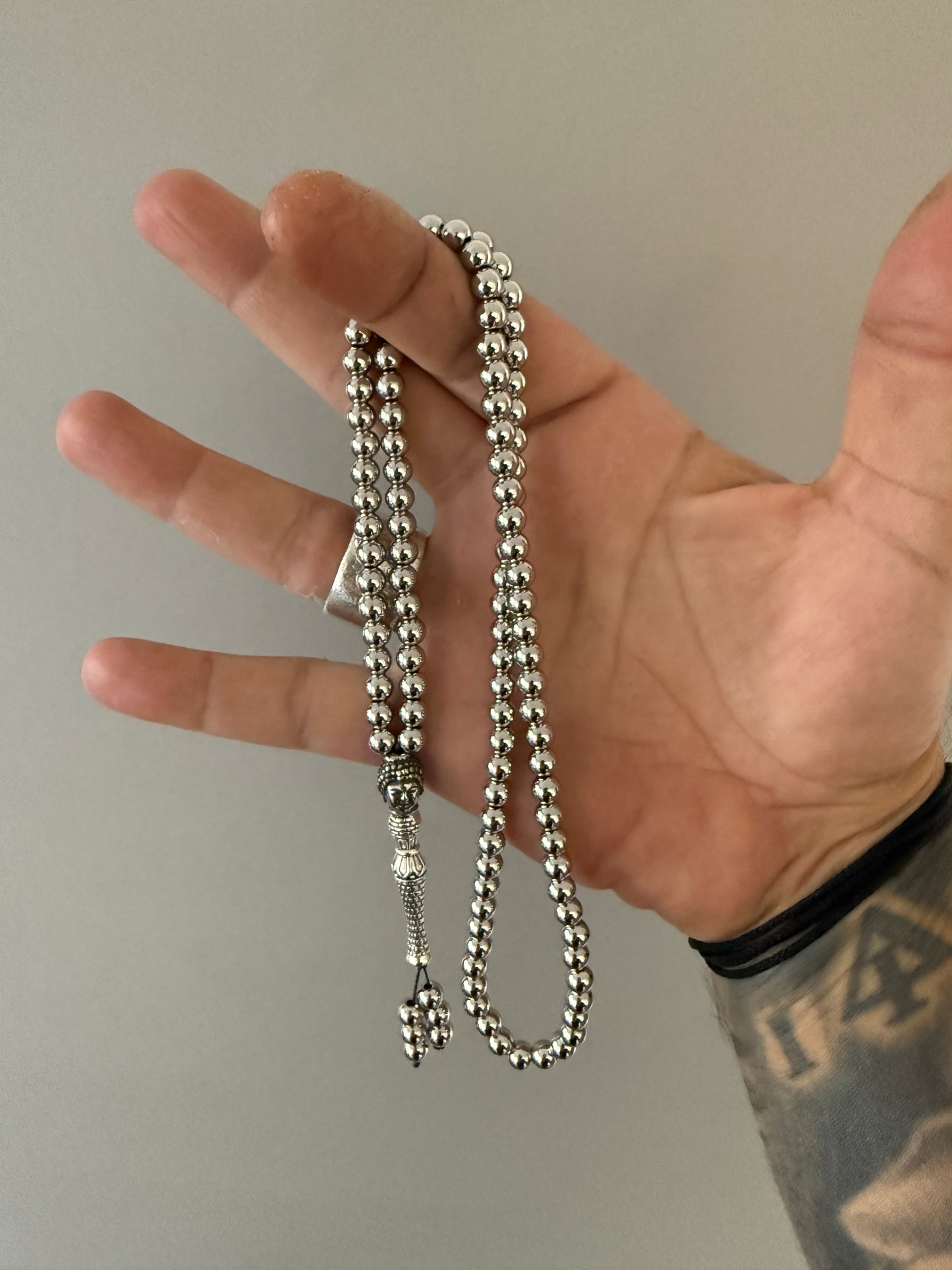 108 Bead Stainless Steel Mala