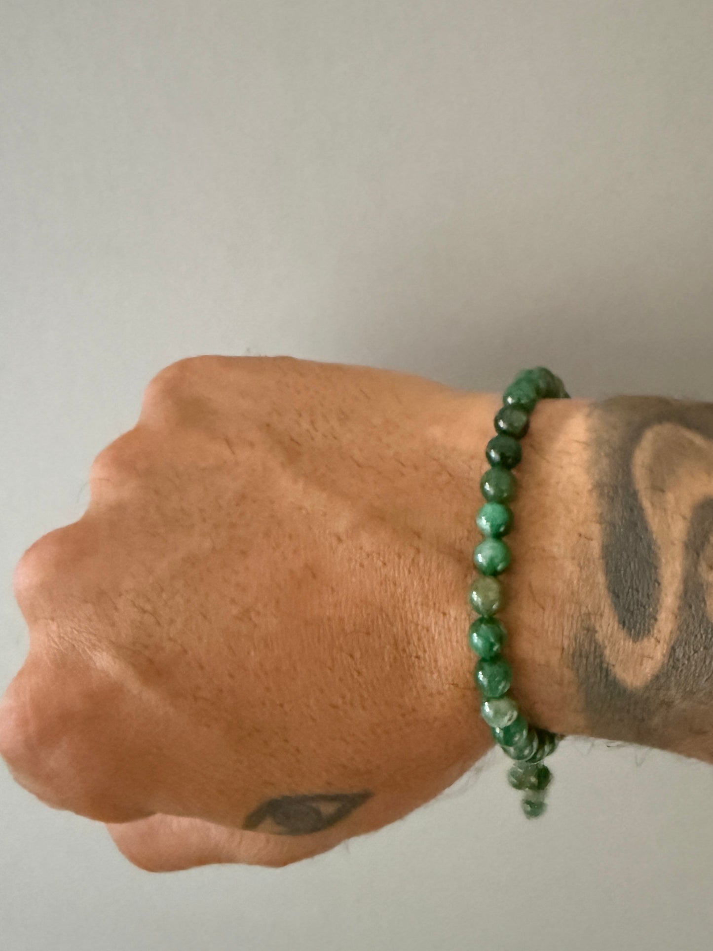 27 Bead Emerald Wrist Mala