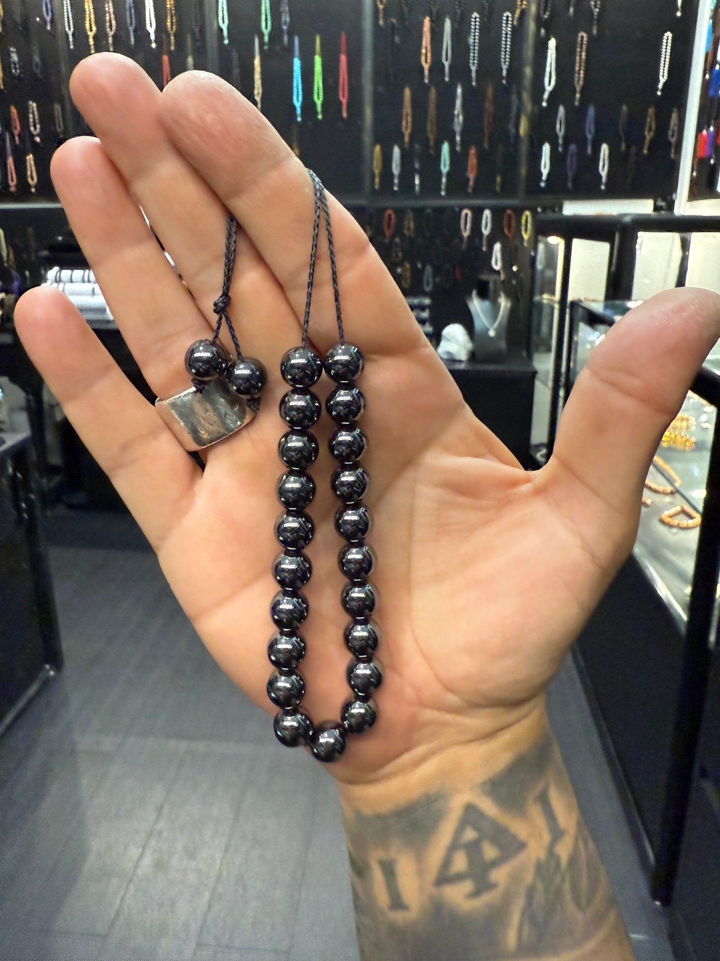 Hematite Komboloi - Extreme Series (Kevlar)