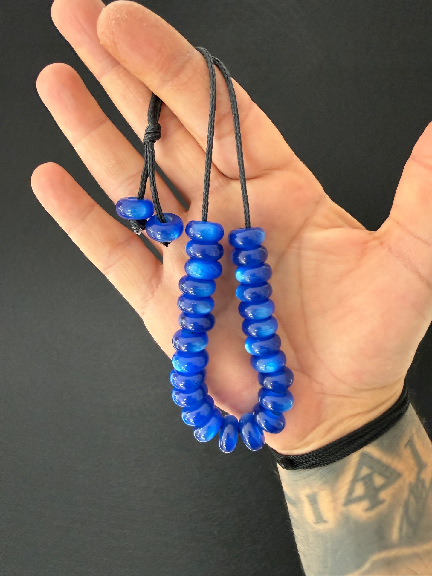 Extreme II - 33 Bead Komboloi (Kevlar & Resin)