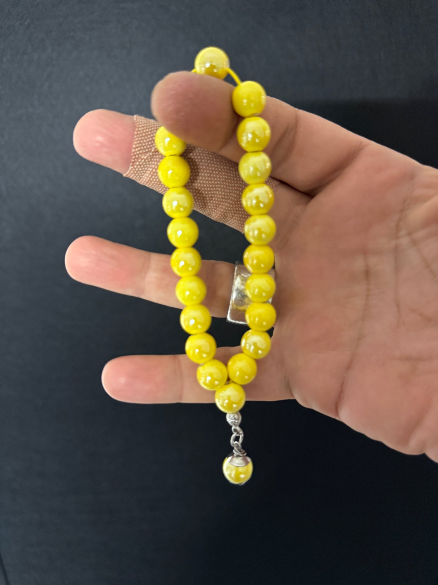 Porcelain Compact Worry Beads