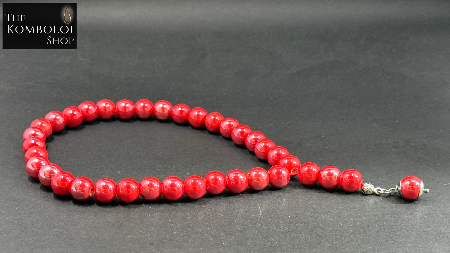 Porcelain 33 Bead Worry Beads
