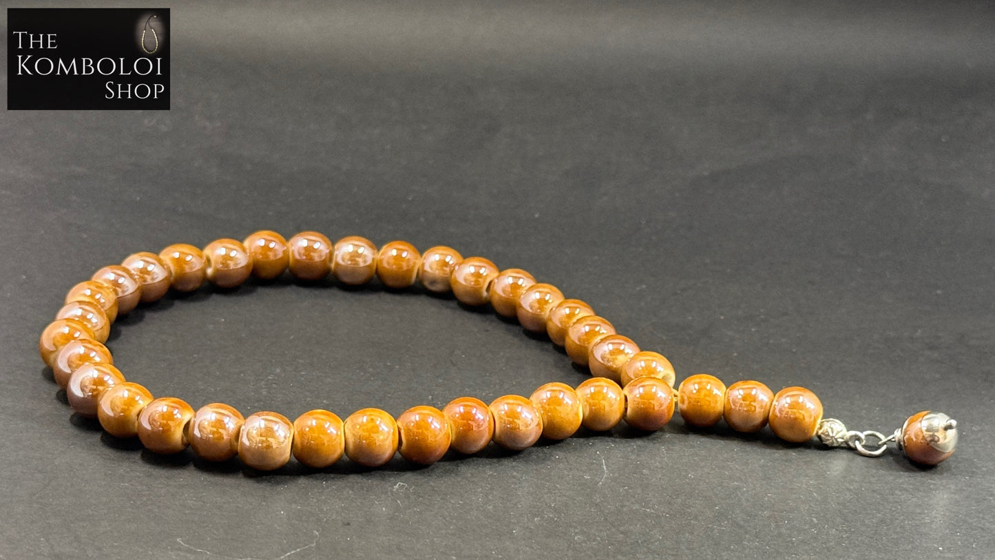 Porcelain 33 Bead Worry Beads