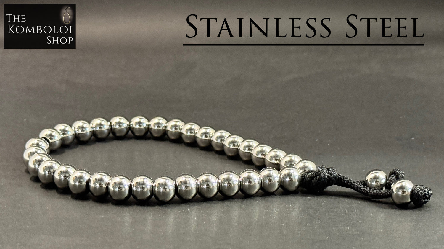 Stainless Steel 33 Bead Worry Beads
