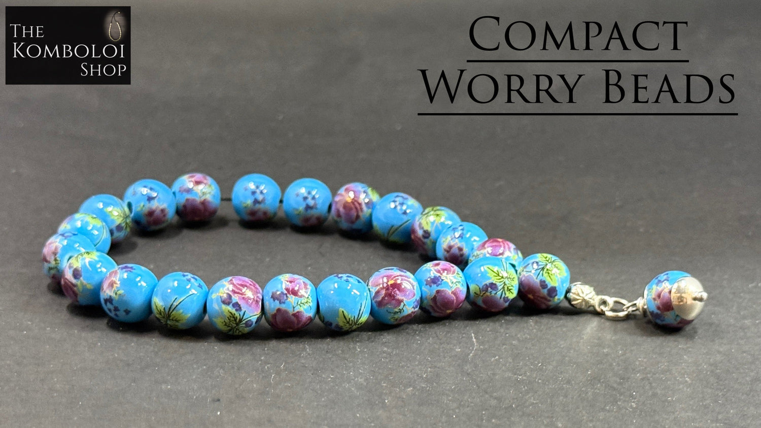 Porcelain Compact Handheld Worry Beads