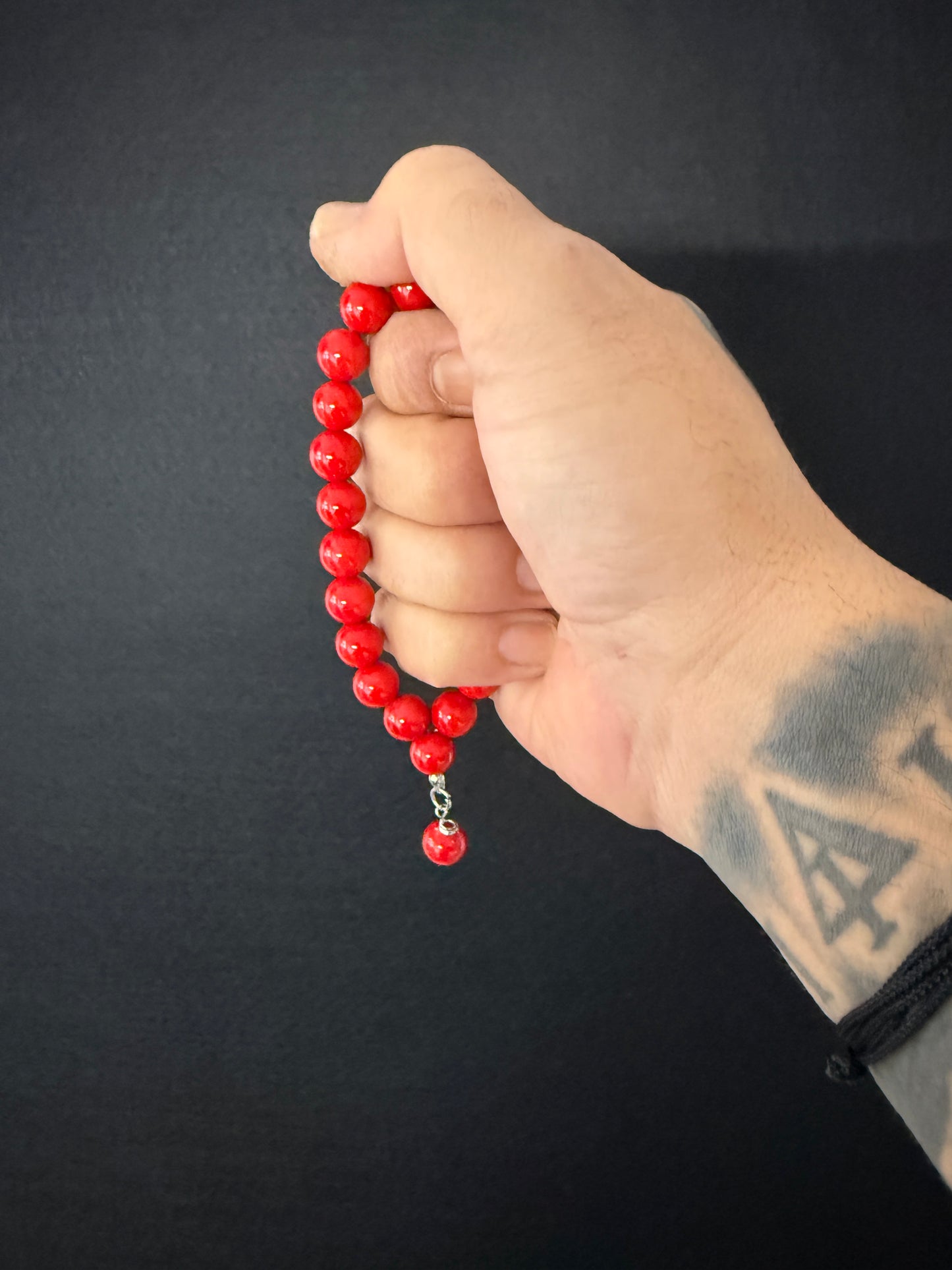 Nephrite Worry Bead Bracelet