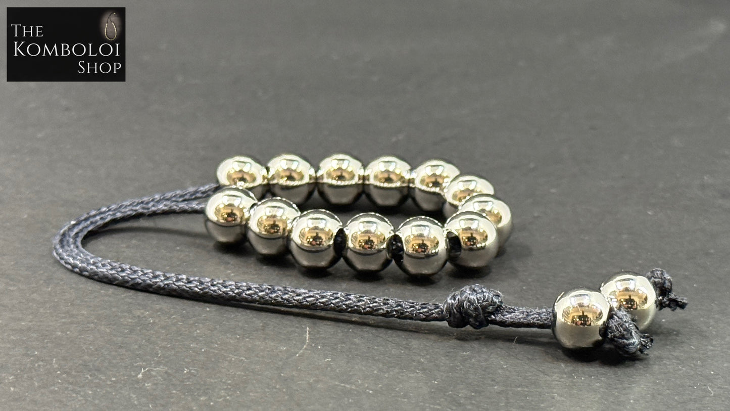 Stainless Steel Lucky 13 Komboloi (Kevlar)