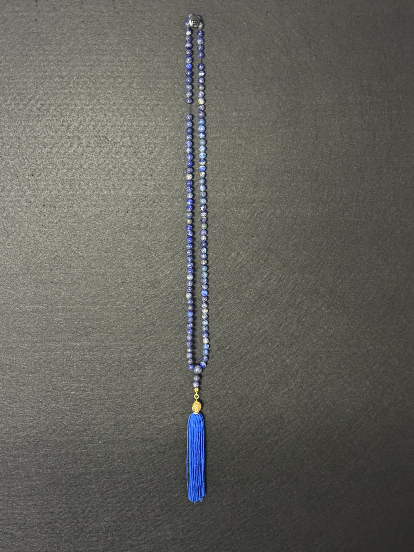 108 Bead Lapis Lazuli Mala