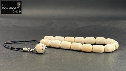 Silk Strung Camel Bone Komboloi / Worry Beads