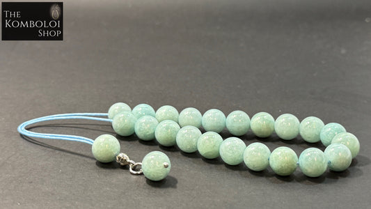 Burmese Jade 21 Bead Komboloi