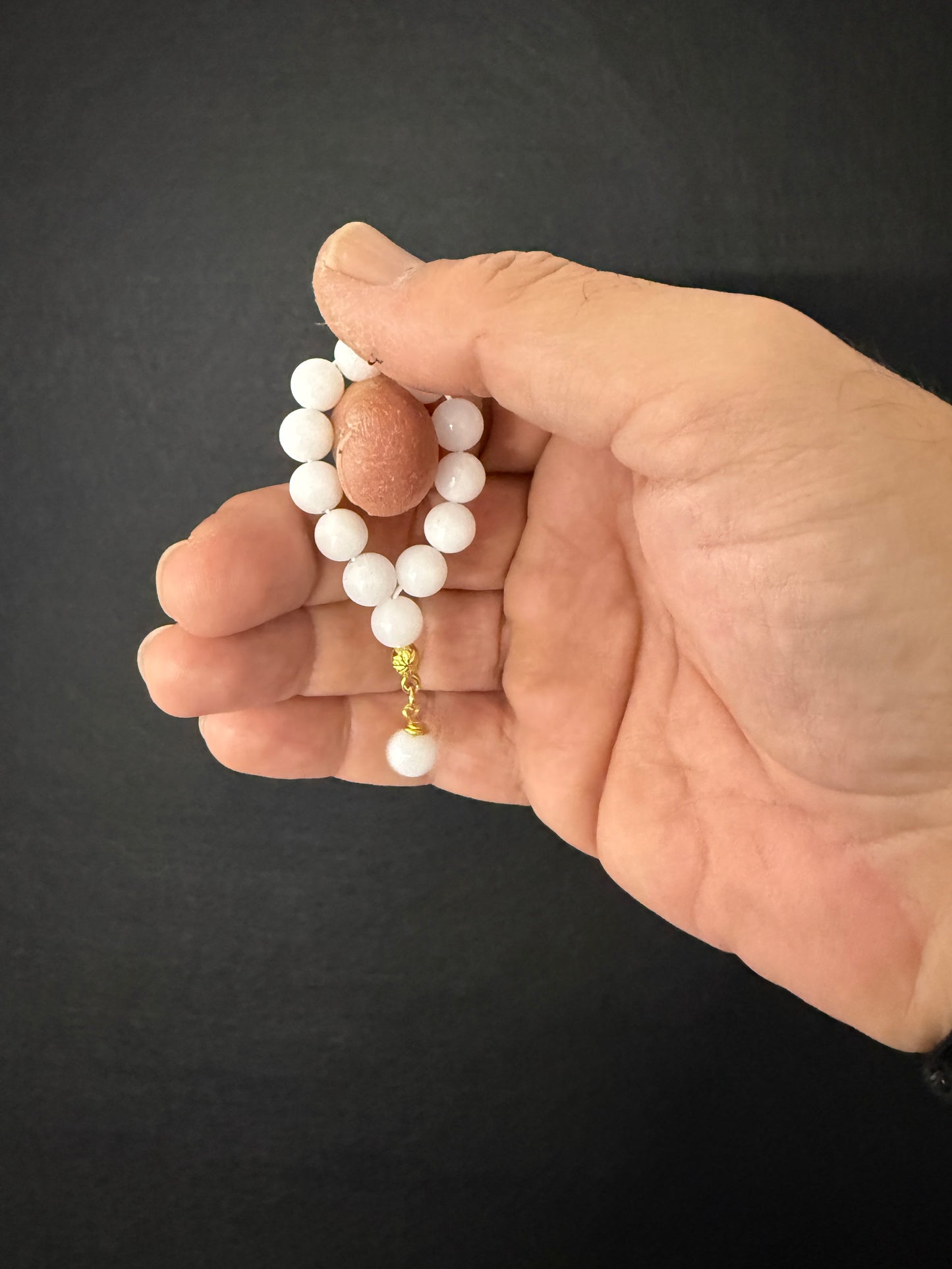 White Jade Mini Ottoman (Worry Beads / Tasbih / Misbaha)