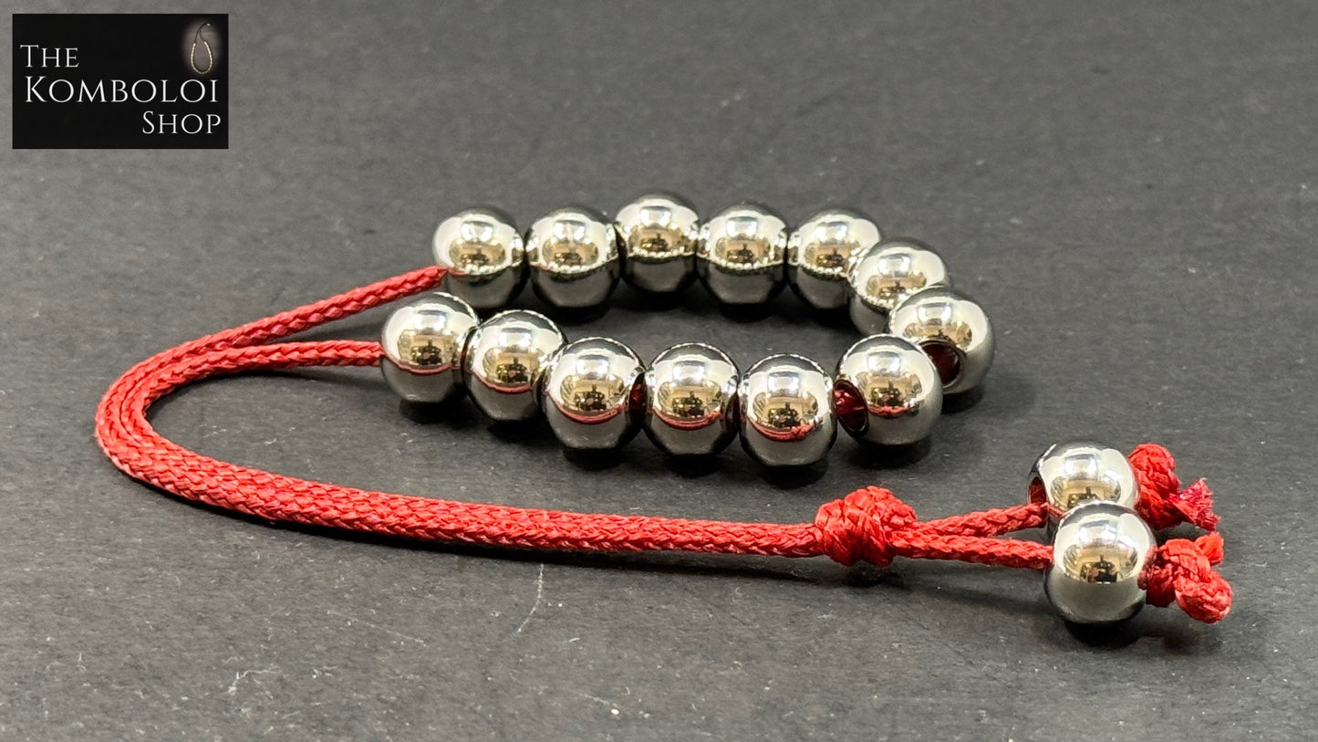 Stainless Steel Lucky 13 Komboloi (Kevlar)