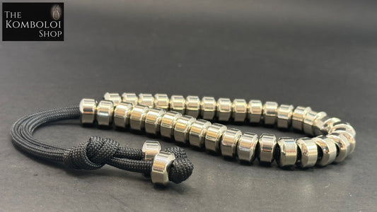 Modern Series 33 Bead Stainless Steel Komboloi / Worry Beads