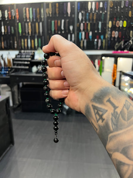 Obsidian Worry Beads