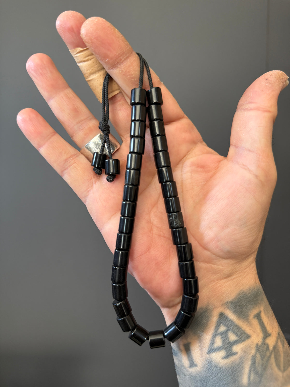 Obsidian 33 Bead Komboloi / Worry Beads