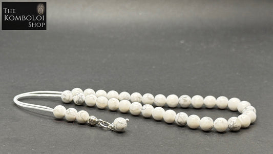 Howlite 33 Bead Mini Komboloi / Worry Beads