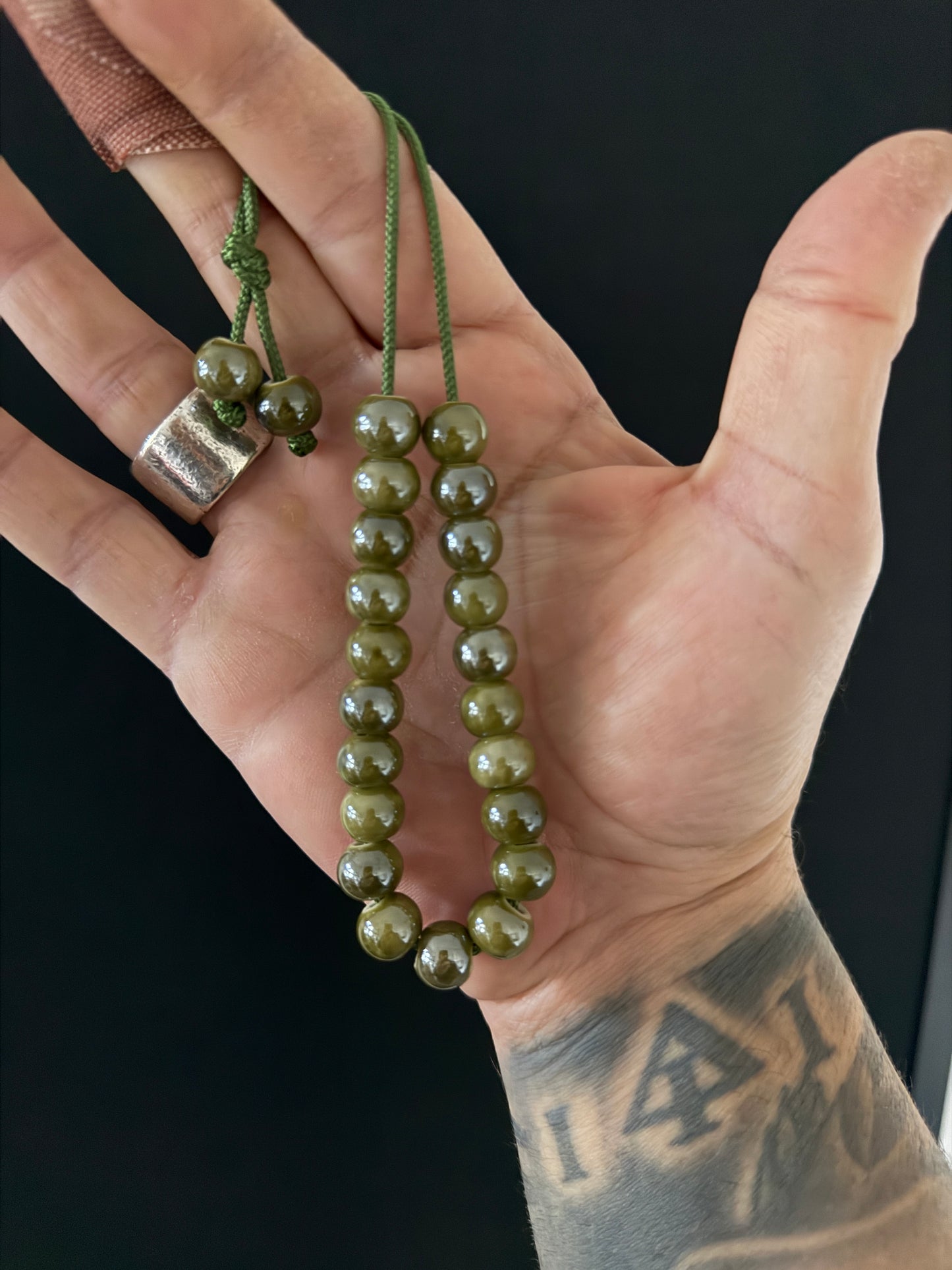 Porcelain Komboloi / Worry Beads