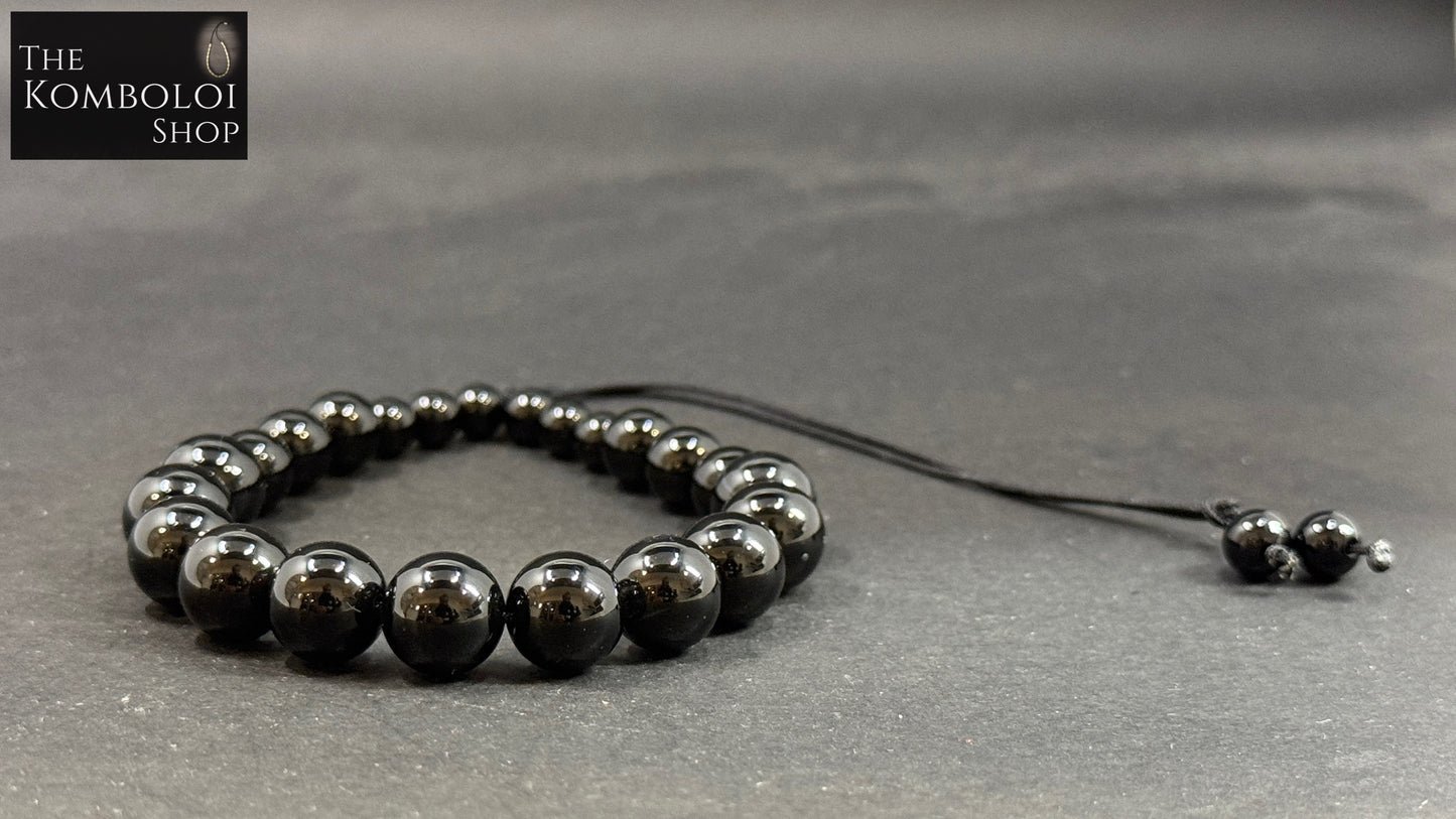 Cascading Onyx Worry Beads - Wearable MK3 (Long)