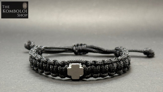 Paracord & Stainless Steel Cross Protection Bracelet