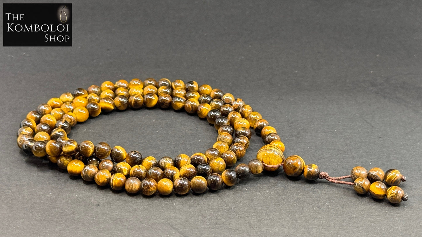 108 Bead Tigers Eye Mala