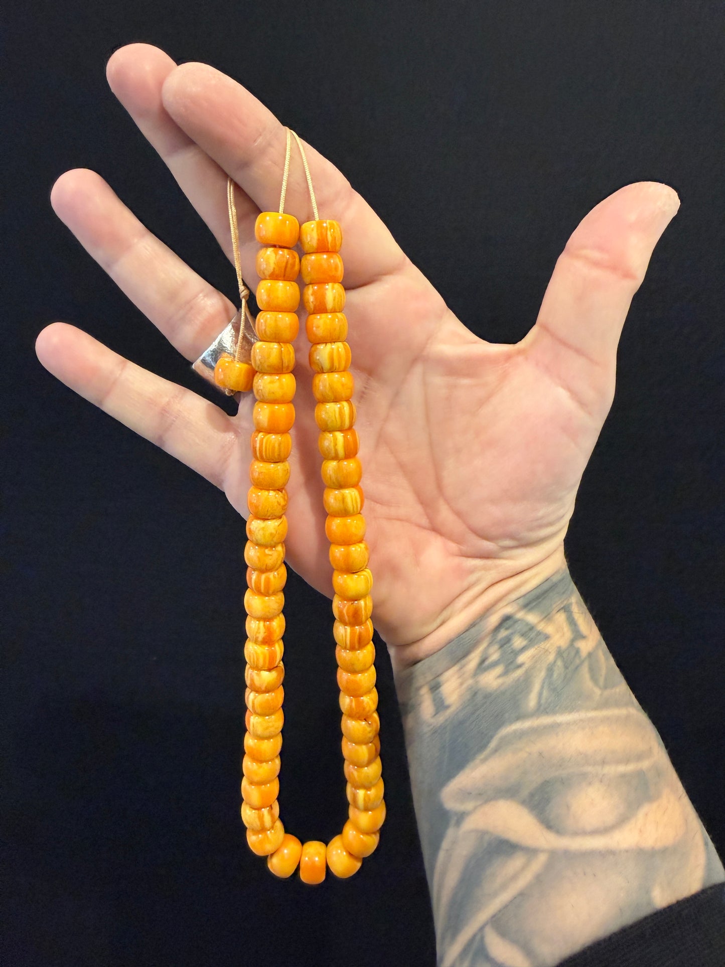 Cretan 51 Bead Komboloi / Worry Beads - Cast Resin