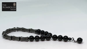 Onyx and Hematite Worry Beads