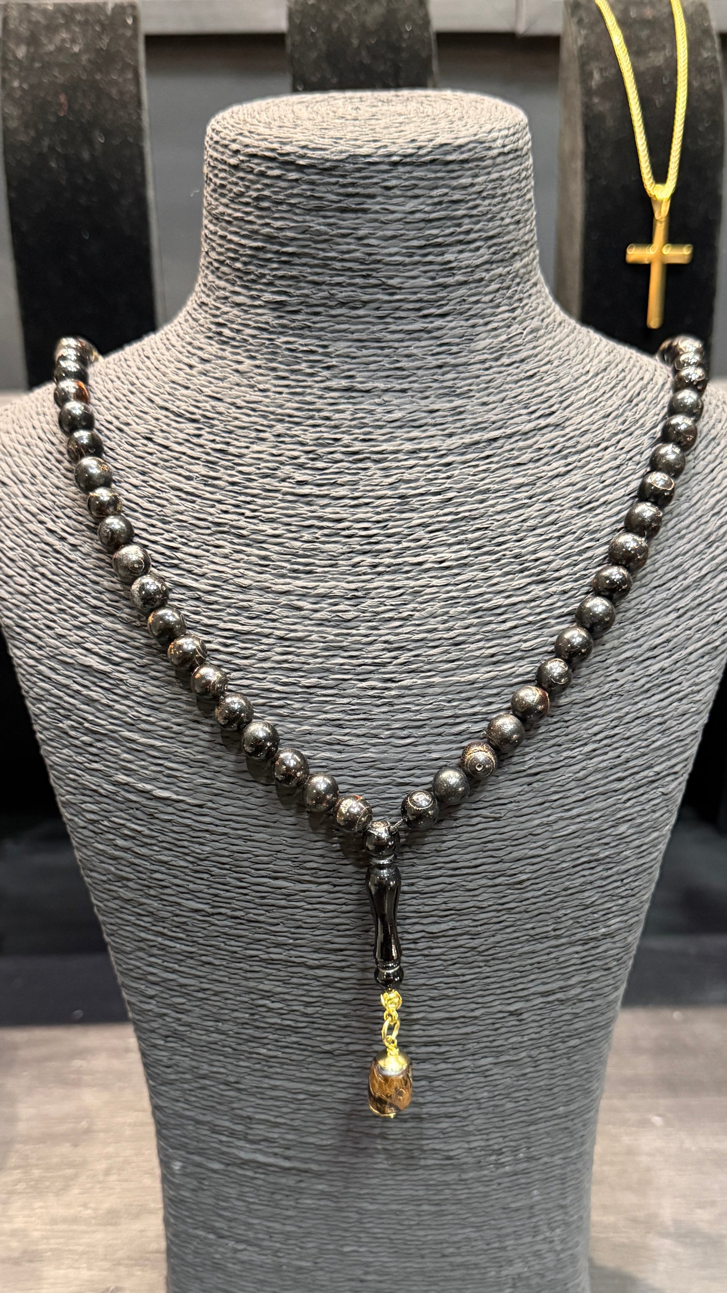 Ottoman Collection - 99 Bead Masbaha / Tasbih - Yusuri (Black Coral)