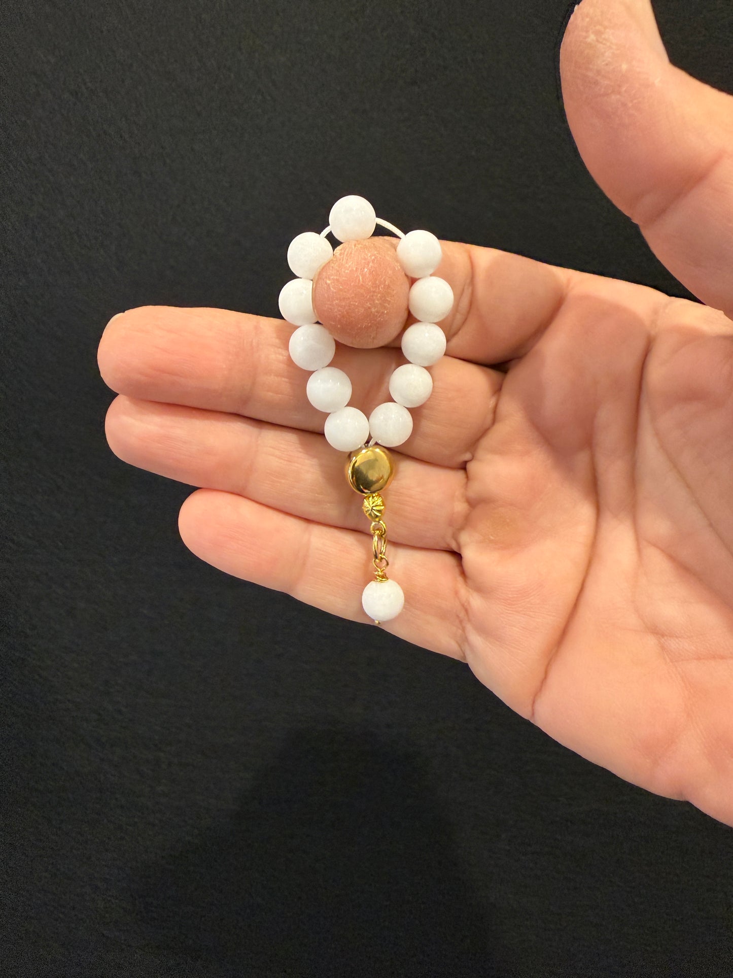 White Jade Mini Ottoman Tasbih / Misbaha