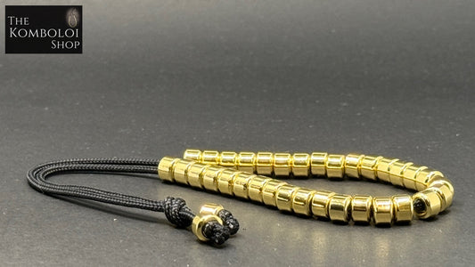 18k Gold Plated Brass Komboloi / Worry Beads