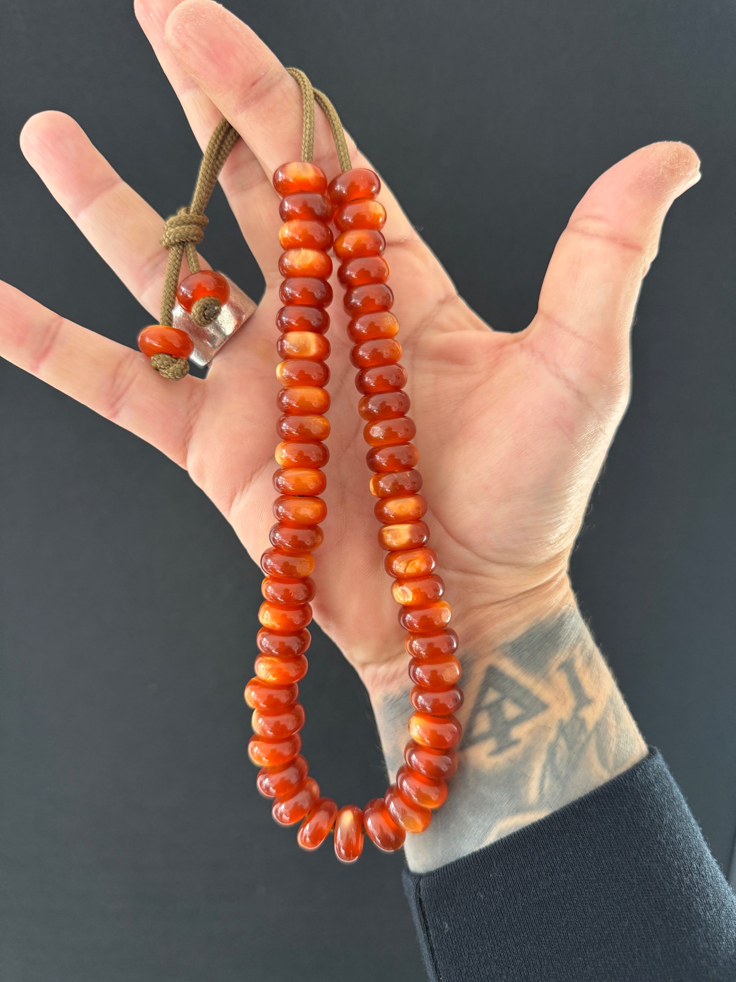 Cretan 51 Bead Komboloi / Worry Beads - Cast Resin